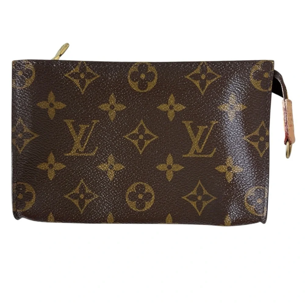 Louis Vuitton Monogram Canvas Brown and Gold Pouch